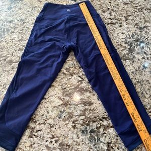 Navy Lululemon Capri Leggings
